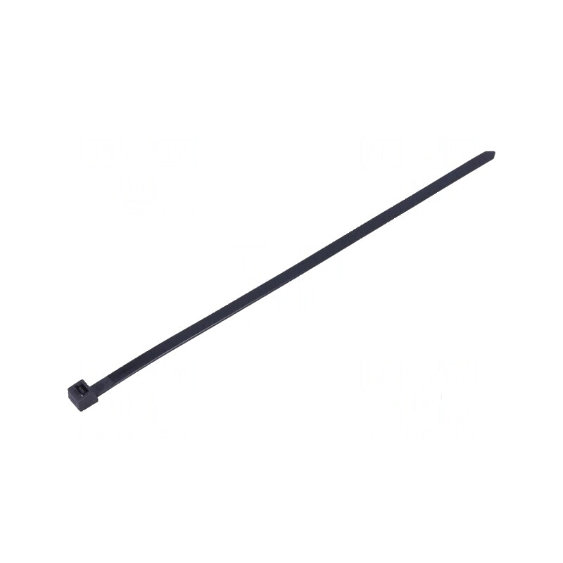 Colier de strângere poliamidă 300mm 7,6mm 533N negru | Electronic-mag.ro | Componente Electronice
