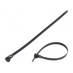 Colier de strângere poliamidă 250mm x 7,6mm | Electronic-mag.ro | Componente Electronice