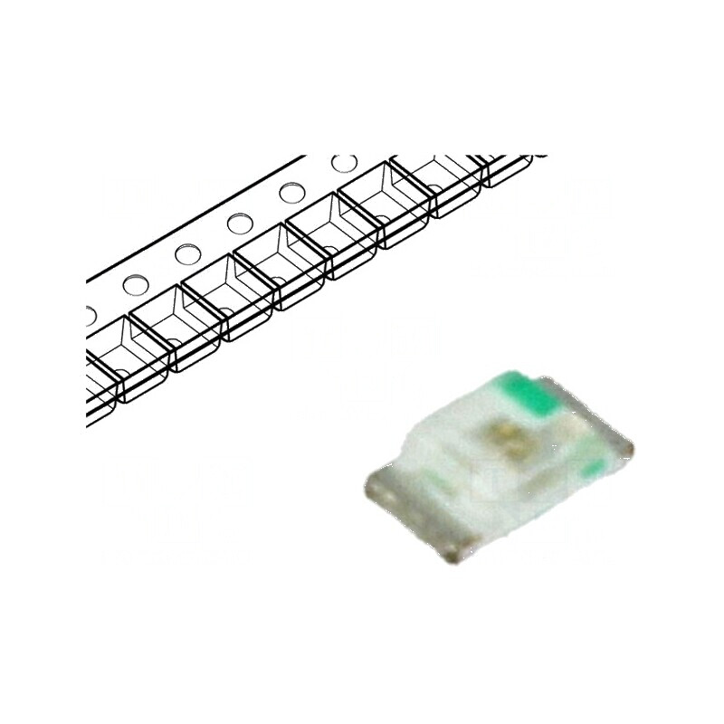 LED SMD 0603 Verde 100-200mcd 1,6x0,8x0,4mm 130° 20mA 95mW | Electronic-mag.ro | Componente Electronice LED SMD 0603 Verde 100-200mcd 1,6x0,8x0,4mm 130° 20mA 95mW | Electronic-mag.ro | Componente Electronice