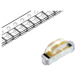 LED SMD 0804 Albastru 28-180mcd 2,1x1x0,6mm 130° 2,8-3,8V | Electronic-mag.ro | Componente Electronice