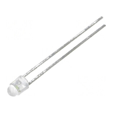 LED alb rece 3,8mm 2700-7600mcd 40° convex | Electronic-mag.ro | Componente Electronice