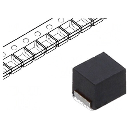 Inductor SMD 1008 10uH 210mA 1,69Ω Q30 ftest 2,52MHz | Electronic-mag.ro | Componente Electronice