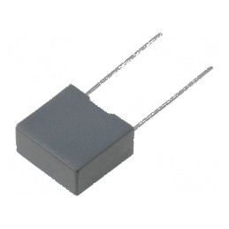 Condensator poliester 100nF 250VDC 10mm ±10% 13x4x9mm | Electronic-mag.ro | Componente Electronice