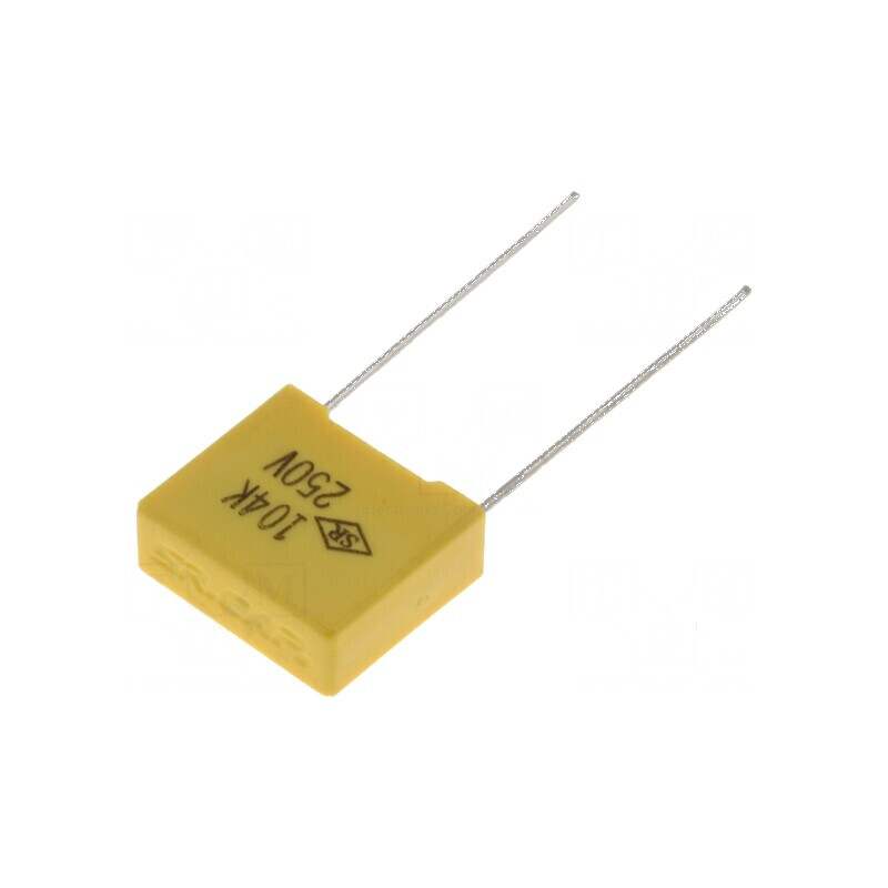 Condensator poliester 220nF 250VDC 10mm ±10% 13x6x12mm | Electronic-mag.ro | Componente Electronice