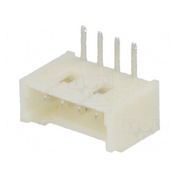 Conector cablu-placă soclu tată 1,25mm 4 PIN THT 125V 1A | Electronic-mag.ro | Componente Electronice