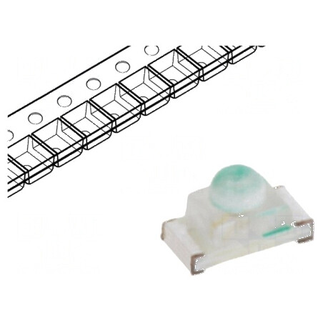 LED SMD 0603 Albastru 150-350mcd 1,6x0,8x0,95mm 35° 5mA | Electronic-mag.ro | Componente Electronice
