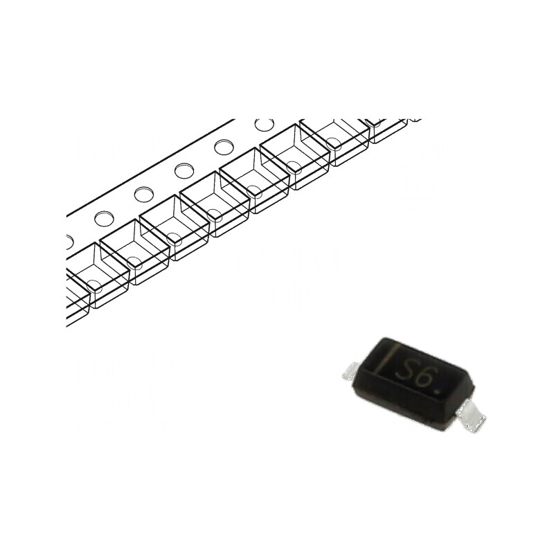 Diodă Schottky SMD 40V 500mA SOD123 | Electronic-mag.ro | Componente Electronice