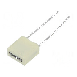 Condensator poliester 33nF 160VAC 250VDC 5mm ±10% THT R82 | Electronic-mag.ro | Componente Electronice