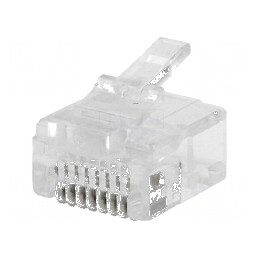 Conector RJ45 8p8c mufă PIN 8 scurte pentru cablu | Electronic-mag.ro | Componente Electronice