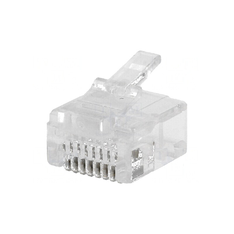 Conector RJ45 8p8c mufă PIN 8 scurte pentru cablu | Electronic-mag.ro | Componente Electronice