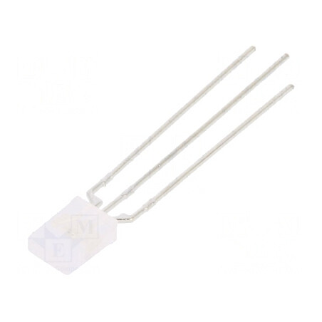 LED dreptunghiular bicolor roșu/verde 2x5x7,05mm 45-90mcd | Electronic-mag.ro | Componente Electronice