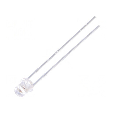 LED 3mm galben 210-350mcd 110° plat | Electronic-mag.ro | Componente Electronice