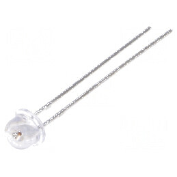LED 4,8mm portocalie 600-1000mcd 100° convex | Electronic-mag.ro | Componente Electronice