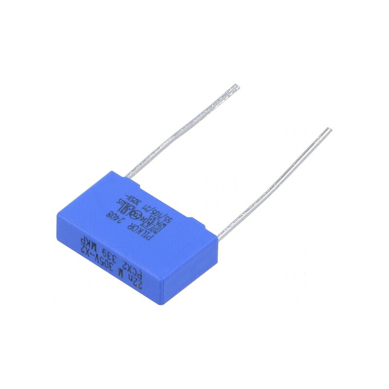 Condensator polipropilenă X2 22nF THT ±20% 15mm -55÷105°C | Electronic-mag.ro | Componente Electronice Condensator polipropilenă X2 22nF THT ±20% 15mm -55÷105°C | Electronic-mag.ro | Componente Electronice