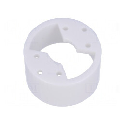 Carcasă LED 8mm albă | Electronic-mag.ro | Componente Electronice