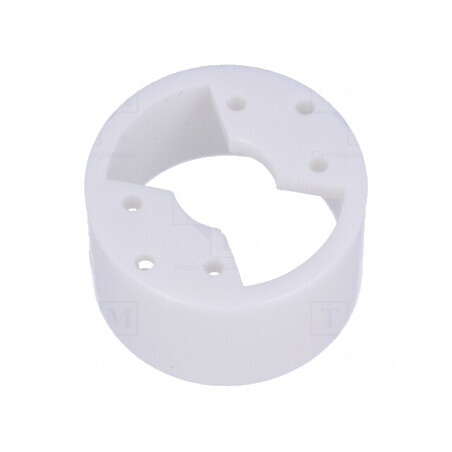 Carcasă LED 8mm albă | Electronic-mag.ro | Componente Electronice