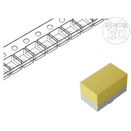 LED SMD 0201 alb 55mcd 110° 5mA lentilă difuză galbenă 16mW | Electronic-mag.ro | Componente Electronice