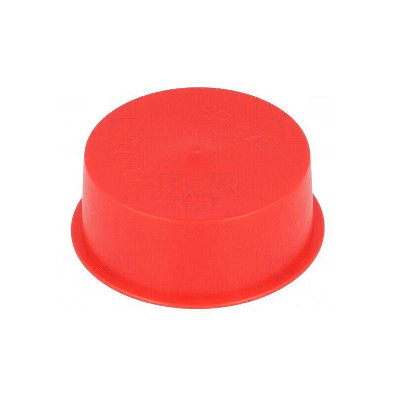 Obturație Corp roșie 59,9mm x 20mm LDPE SafeCAP | Electronic-mag.ro | Componente Electronice