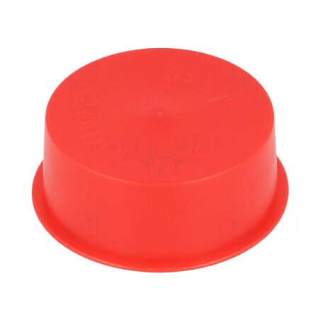 Obturație Corp roșie 59,9mm x 20mm LDPE SafeCAP | Electronic-mag.ro | Componente Electronice