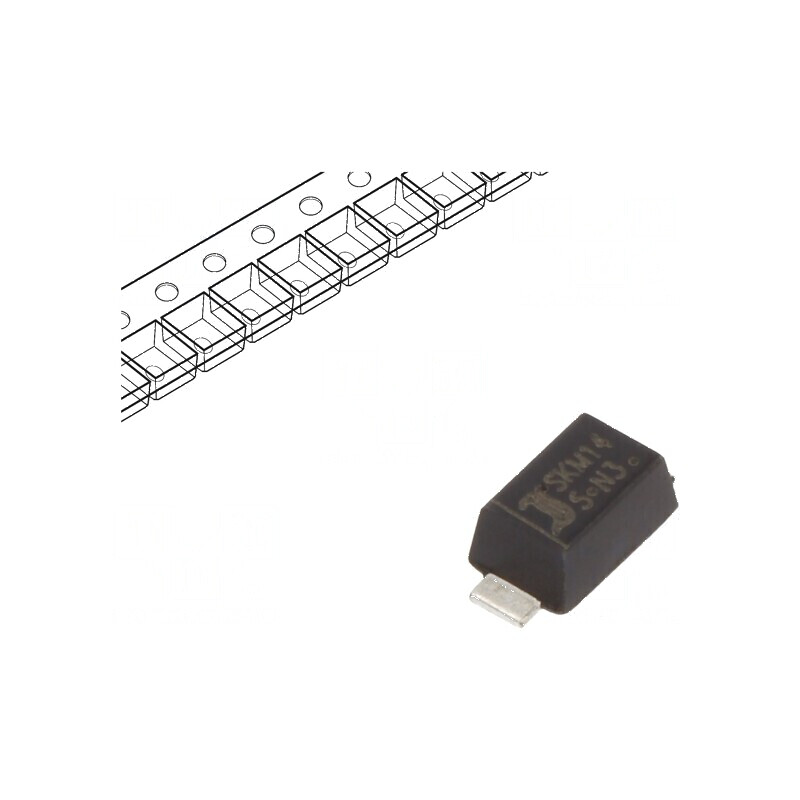 Diodă Schottky SMD 40V 1A SOD123F - Redresor  | Electronic-mag.ro | Componente Electronice