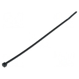Colier de strângere poliamidă 80N 145mm x 2,5mm negru | Electronic-mag.ro | Componente Electronice