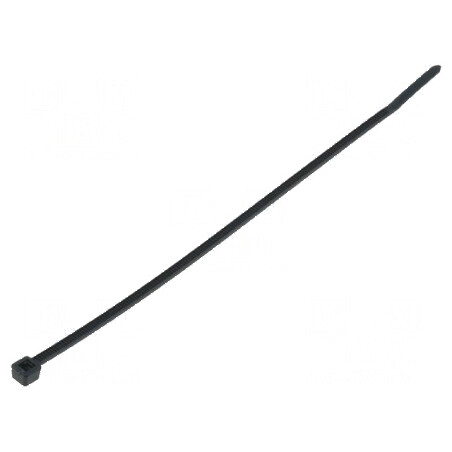 Colier de strângere poliamidă 80N 145mm x 2,5mm negru | Electronic-mag.ro | Componente Electronice
