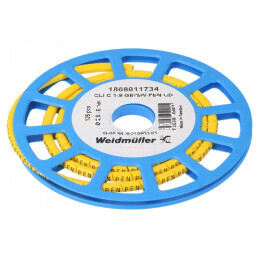 Markere Marcaj PVC galbenă 2,5-5mm CLI C H 9mm | Electronic-mag.ro | Componente Electronice