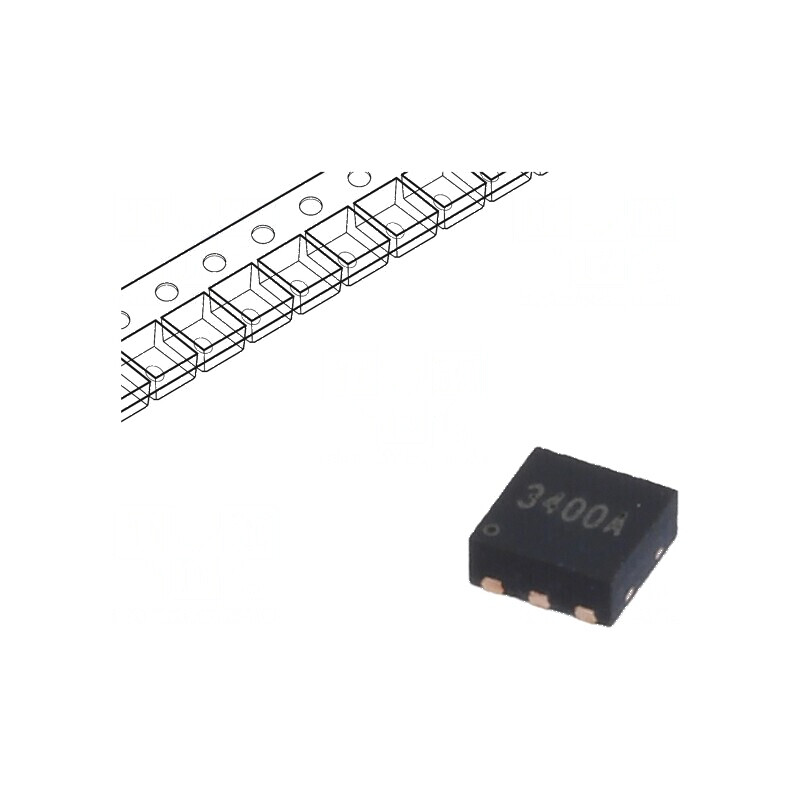 Tranzistor N-MOSFET TRENCH POWER LV 30V 6,2A x2 | Electronic-mag.ro | Componente Electronice
