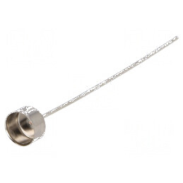 Clemă siguranţe cilindrice 5x20mm 6,3A argintată 250V | Electronic-mag.ro | Componente Electronice