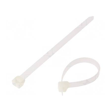 Colier de strângere poliamidă 150mm x 7,6mm 533N naturală | Electronic-mag.ro | Componente Electronice