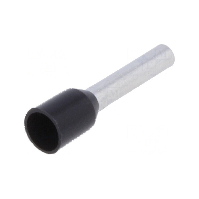 Vârf tub de capăt izolată cupru 1,5mm2 10mm cositorit negru | Electronic-mag.ro | Componente Electronice Vârf tub de capăt izolată cupru 1,5mm2 10mm cositorit negru | Electronic-mag.ro | Componente Electronice