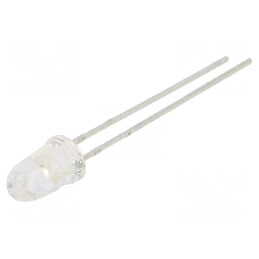 LED 5mm roșie 1000mcd 6° convex | Electronic-mag.ro | Componente Electronice
