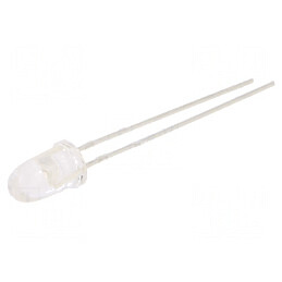LED 5mm portocalie 6300-8000mcd 6° convex | Electronic-mag.ro | Componente Electronice