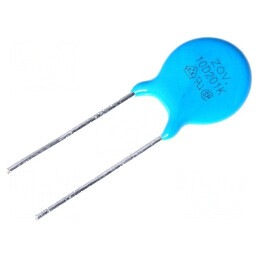 Varistor oxid de metal 130VAC 170VDC 200V ±10% 2,5kA 32J | Electronic-mag.ro | Componente Electronice