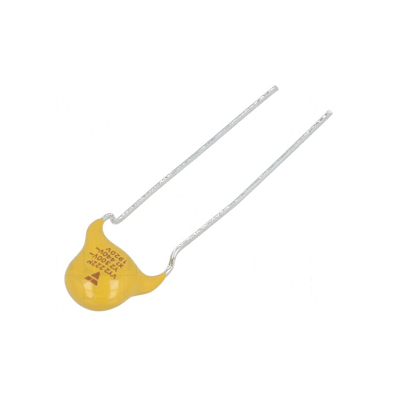 Condensator ceramic antiperturbații X1 Y2 2,2nF Y5V ±20% THT | Electronic-mag.ro | Componente Electronice