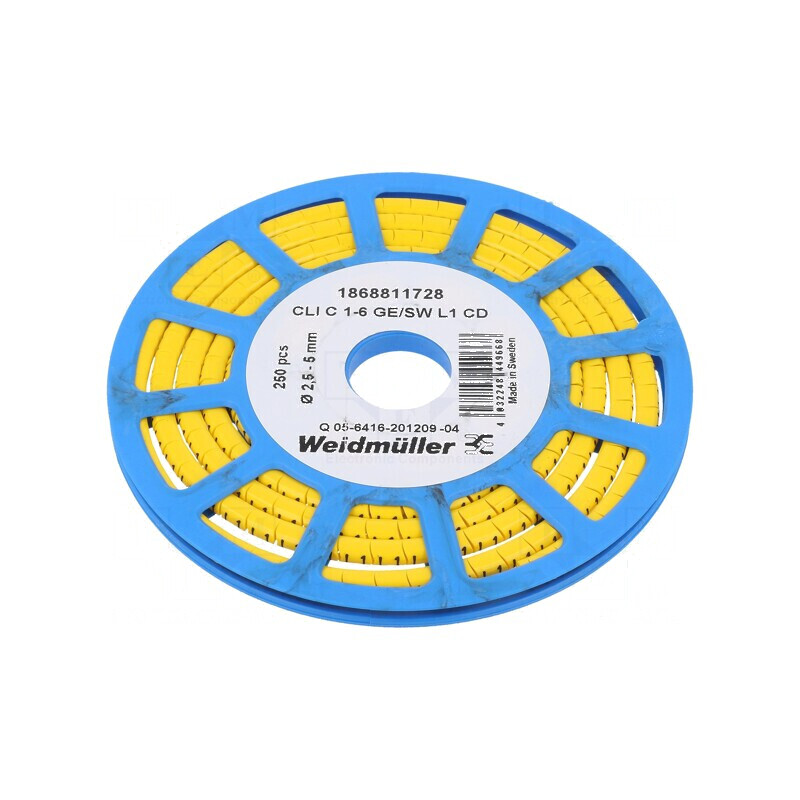 Markere Marcaj PVC galben - 2,5÷5mm, -30÷80°C | Electronic-mag.ro | Componente Electronice Markere Marcaj PVC galben - 2,5÷5mm, -30÷80°C | Electronic-mag.ro | Componente Electronice