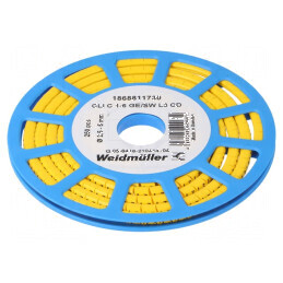 Markere de Marcaj L3 PVC Galben 2,5-5mm -30° la 80°C | Electronic-mag.ro | Componente Electronice