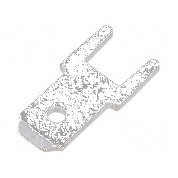 Terminal plat 4,8mm 0,8mm tată THT 12,8mm drept | Electronic-mag.ro | Componente Electronice