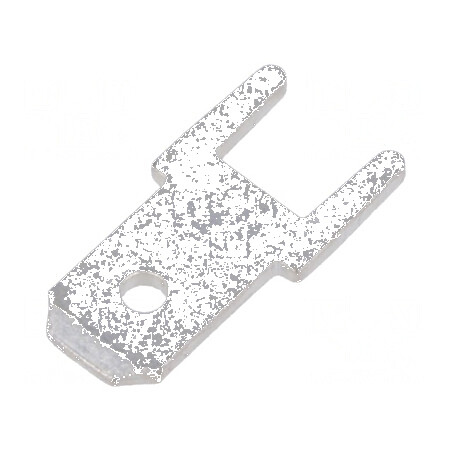 Terminal plat 4,8mm 0,8mm tată THT 12,8mm drept | Electronic-mag.ro | Componente Electronice