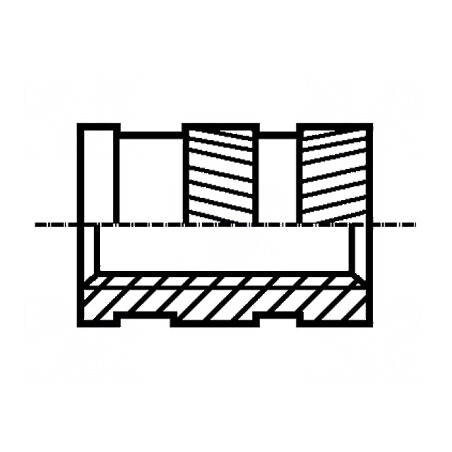 Adaos filetat alamă M3 BN 1052 5,8mm | Electronic-mag.ro | Componente Electronice