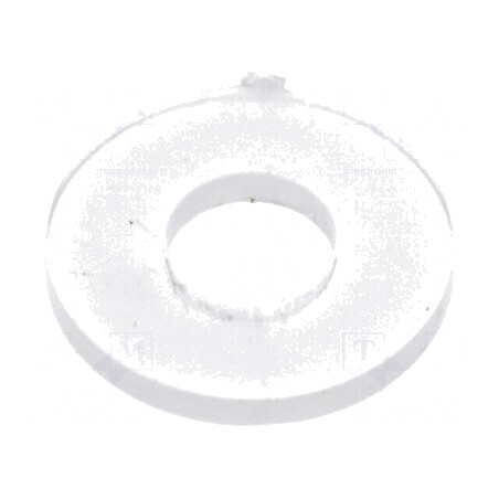 Şaibă rotundă M3 D8mm h0,8mm poliamidă naturală | Electronic-mag.ro | Componente Electronice