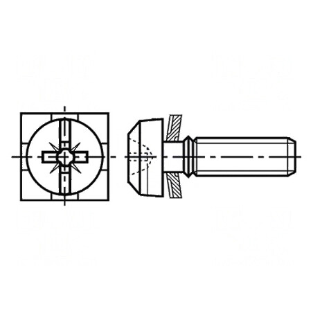 Şurub cu şaibă M3x6, 0,5 Pozidriv, oţel zincat PZ1 | Electronic-mag.ro | Componente Electronice