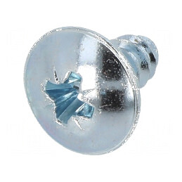 Şurub din plastic cu flanşă 4,8x9,5 Cap buton Phillips PH2 | Electronic-mag.ro | Componente Electronice