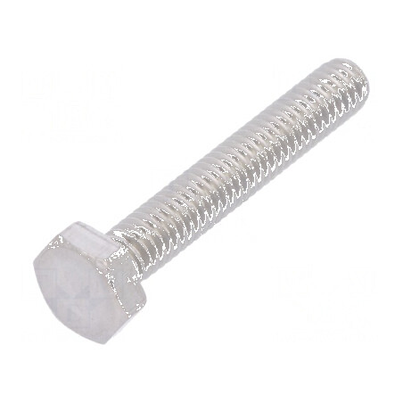 Şurub M4x25 mm hexagonal din oțel inoxidabil A2 DIN 933 | Electronic-mag.ro | Componente Electronice