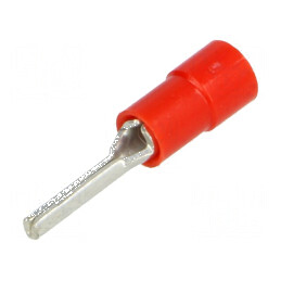 Vârf tip ac Ø 1,8mm crimpat pe cablu izolat 0,25-1,5mm2 | Electronic-mag.ro | Componente Electronice