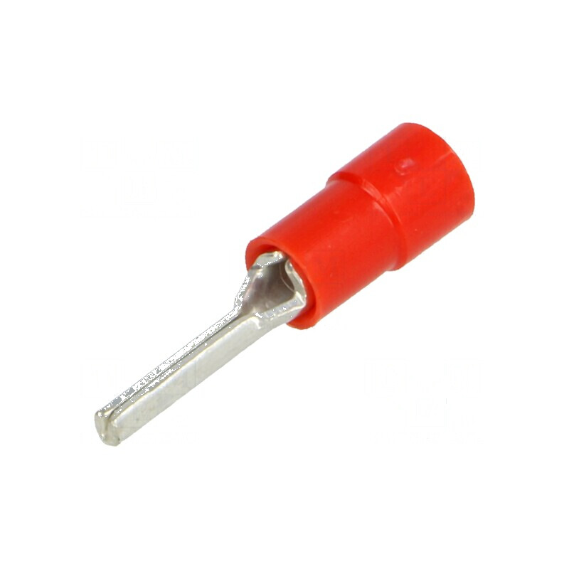 Vârf tip ac Ø 1,8mm crimpat pe cablu izolat 0,25-1,5mm2 | Electronic-mag.ro | Componente Electronice