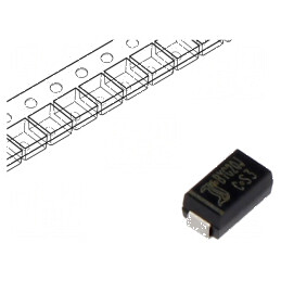 Diodă redresoare SMD 600V 1,5A 75ns SMA Ufmax 1,4V Ifsm 27A | Electronic-mag.ro | Componente Electronice