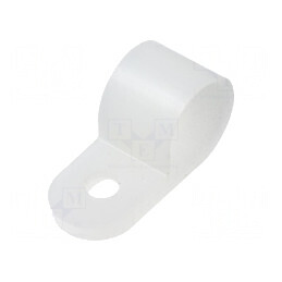 Clipsuri tip P pentru cabluri Øbuclă 11,5mm natural | Electronic-mag.ro | Componente Electronice