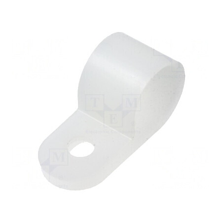 Clipsuri tip P pentru cabluri Øbuclă 11,5mm natural | Electronic-mag.ro | Componente Electronice