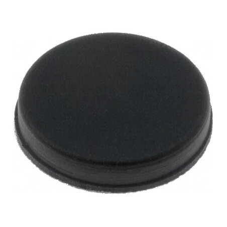 Picioruş autoadeziv negru din gumă - 11,7mm x 10,6mm x 2,85mm | Electronic-mag.ro | Componente Electronice
